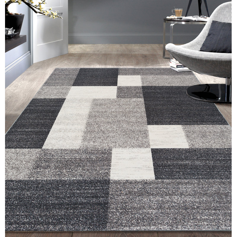 Wade Logan Pamplin Gray Area Rug & Reviews Wayfair